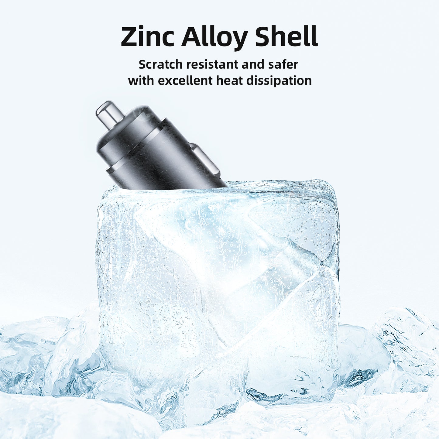 ACEFAST B2 72W Dual USB-C Metal Car Charger