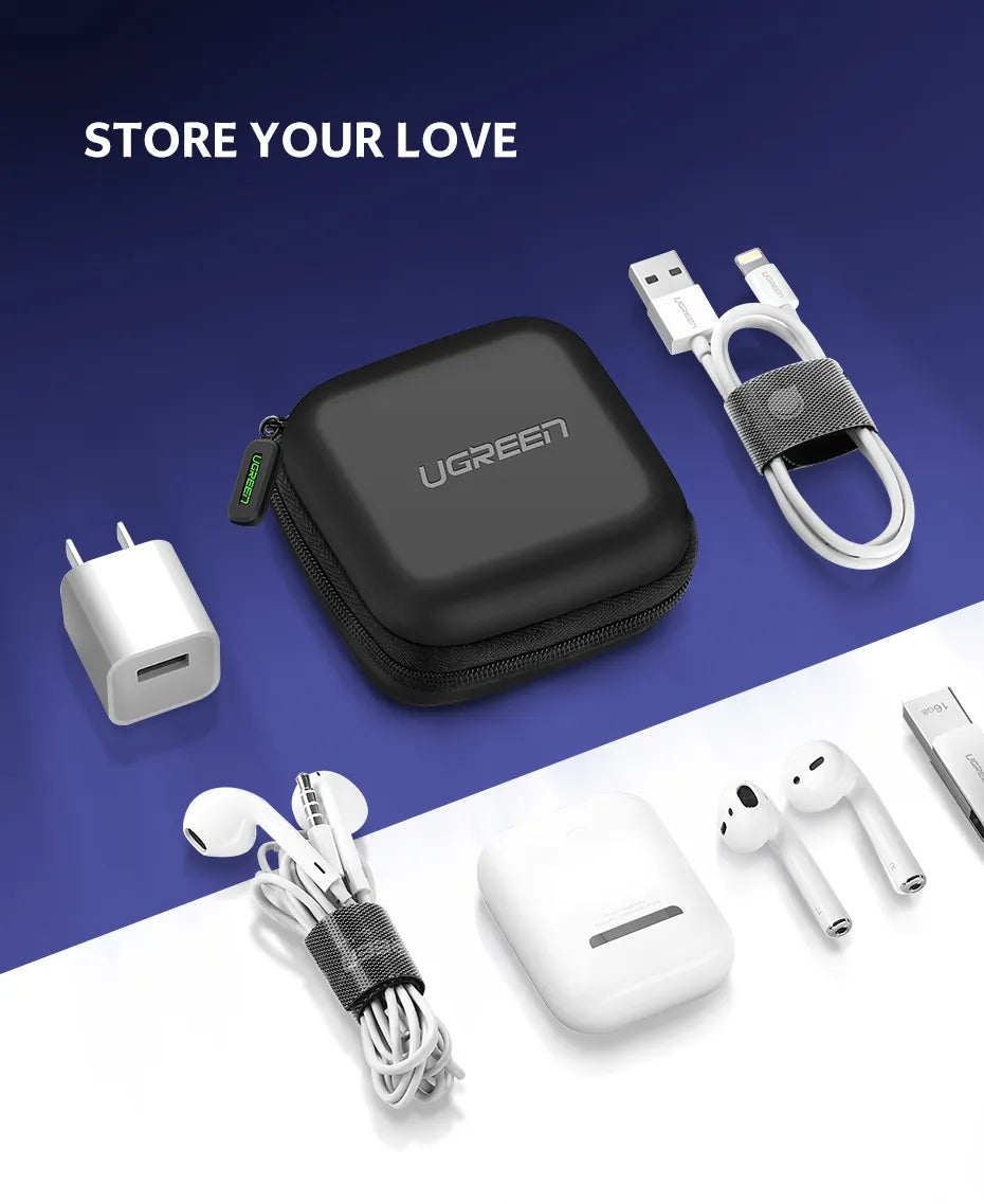 UGREEN Earphone Storage Bag Case