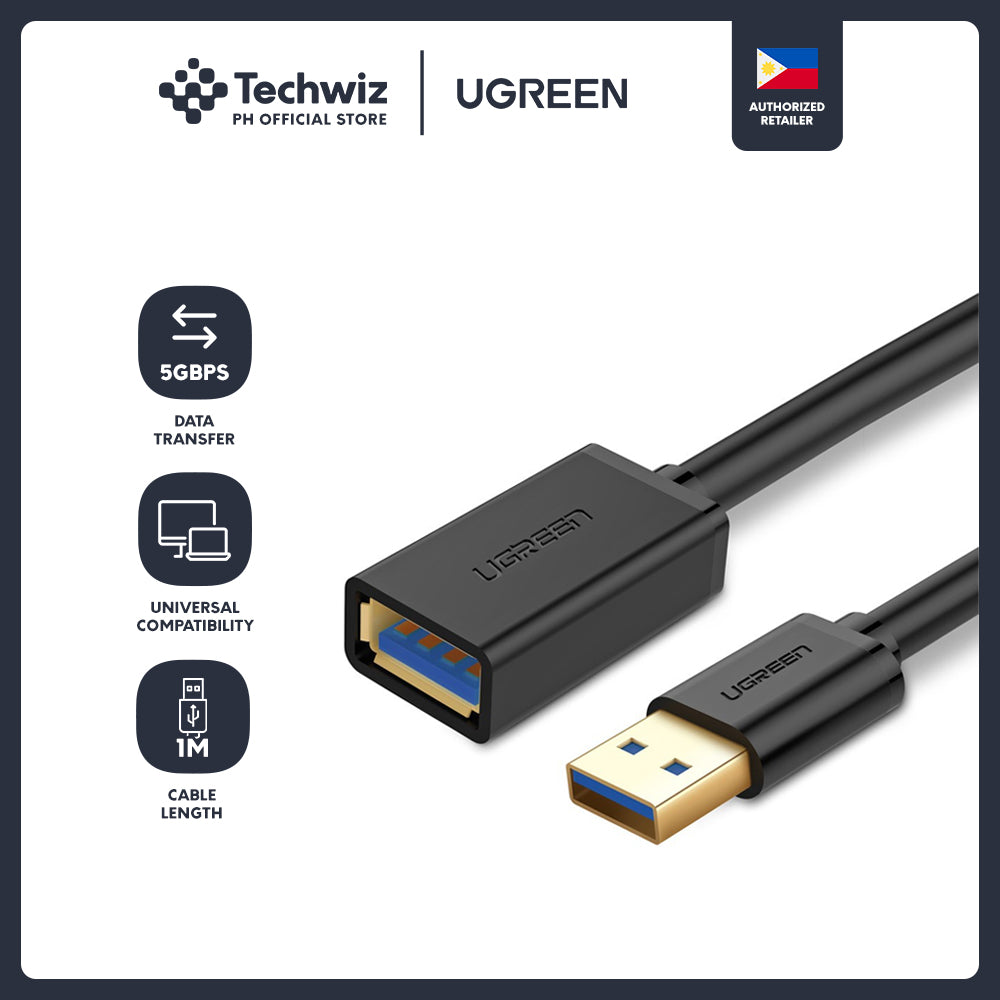 UGREEN USB 3.0 Extension Cable (A Male to A Female) for USB Hub, Printer, Card Reader, Bluetooth Adapter, Flash Drive, Oculus Rift Headset, Scanner, Hard Drive, Mouse, Keyboard