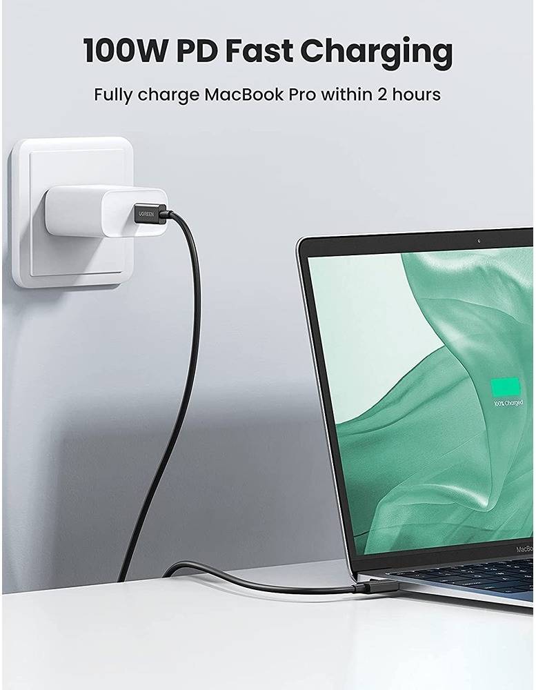 UGREEN USB-C to USB-C Thunderbolt 4 Cable 0.8m