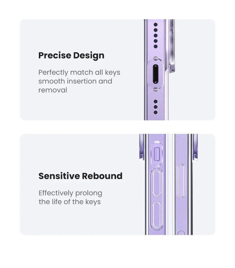 UGREEN Classy Clear Magnetic Protective Case for iPhone 14/ 14 Plus/ 14 Pro/ 14 Pro Max - PH