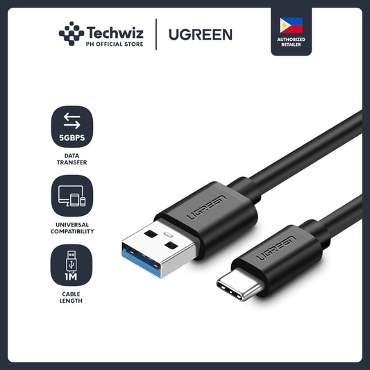 UGREEN USB 3.0 To USB C Cable Black for Android Charging and Data Cable