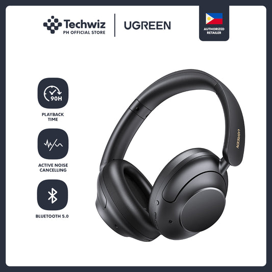 UGREEN HiTune Max5 Hybrid Active Noise-Cancelling Headphones Black - PH
