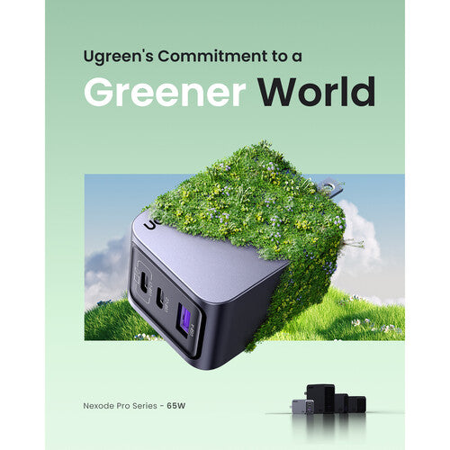 UGREEN Nexode Pro 65W 3-Port GaN Fast Charger Set US - PH