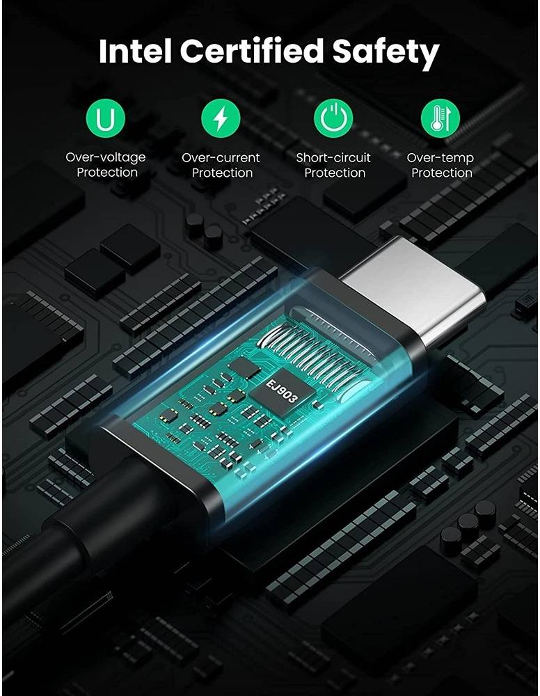 UGREEN USB-C to USB-C Thunderbolt 4 Cable 0.8m