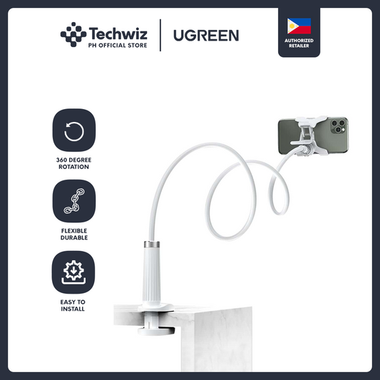 UGREEN Rotatable Adjustable Gooseneck Desktop Phone Holder Stand