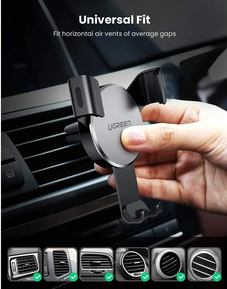 UGREEN Gravity Drive Air Vent Mount Phone Holder