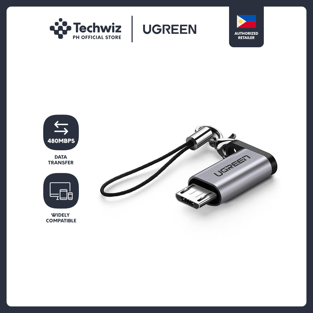 UGREEN Micro USB Male to USB-C Female OTG Adapter
