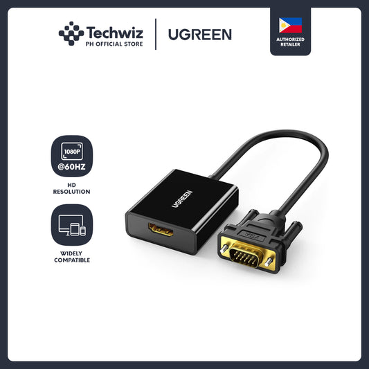 UGREEN VGA Male To HDMI Female Converter