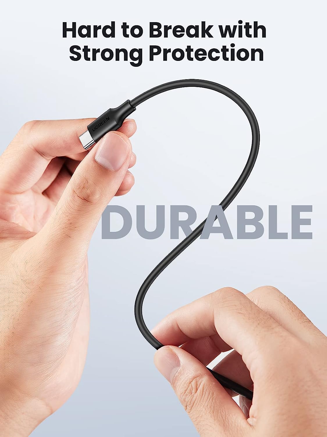 UGREEN USB-C Male to USB-C Male 2.0 Data and Charging Cable 3A for Samsung Android