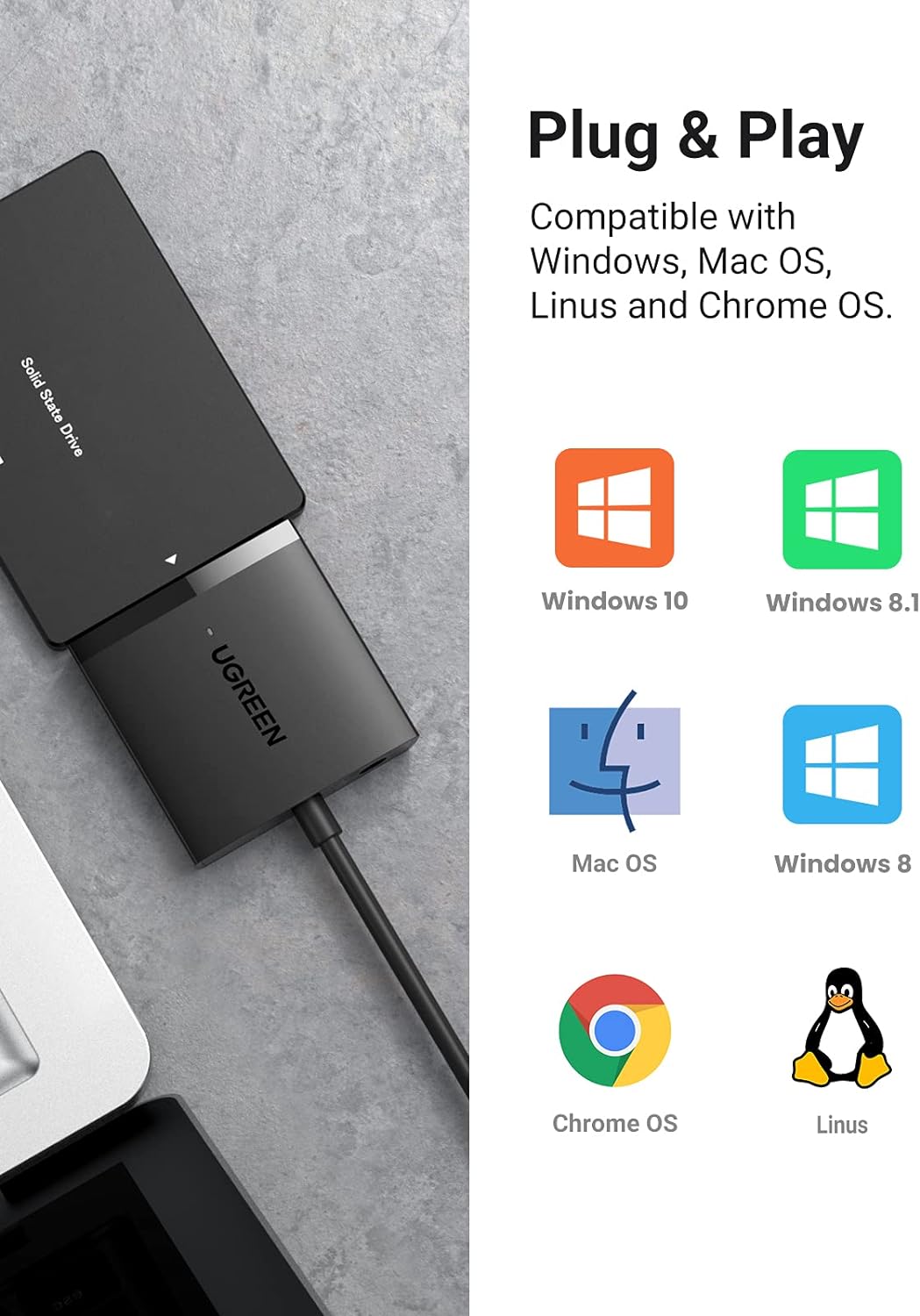 UGREEN USB 3.0 to SATA Converter - PH