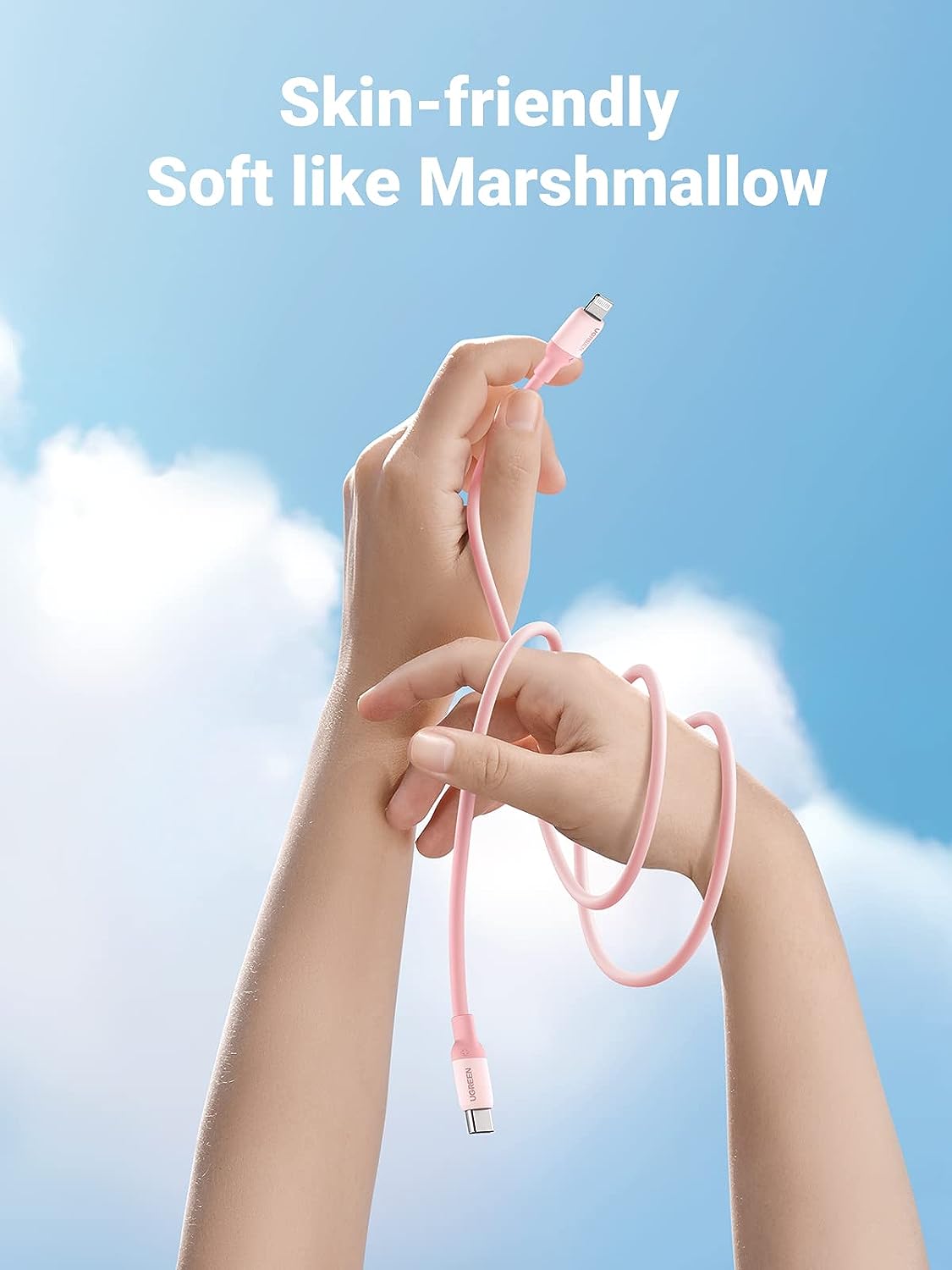 UGREEN USB-C to Lightning Silicone Cable