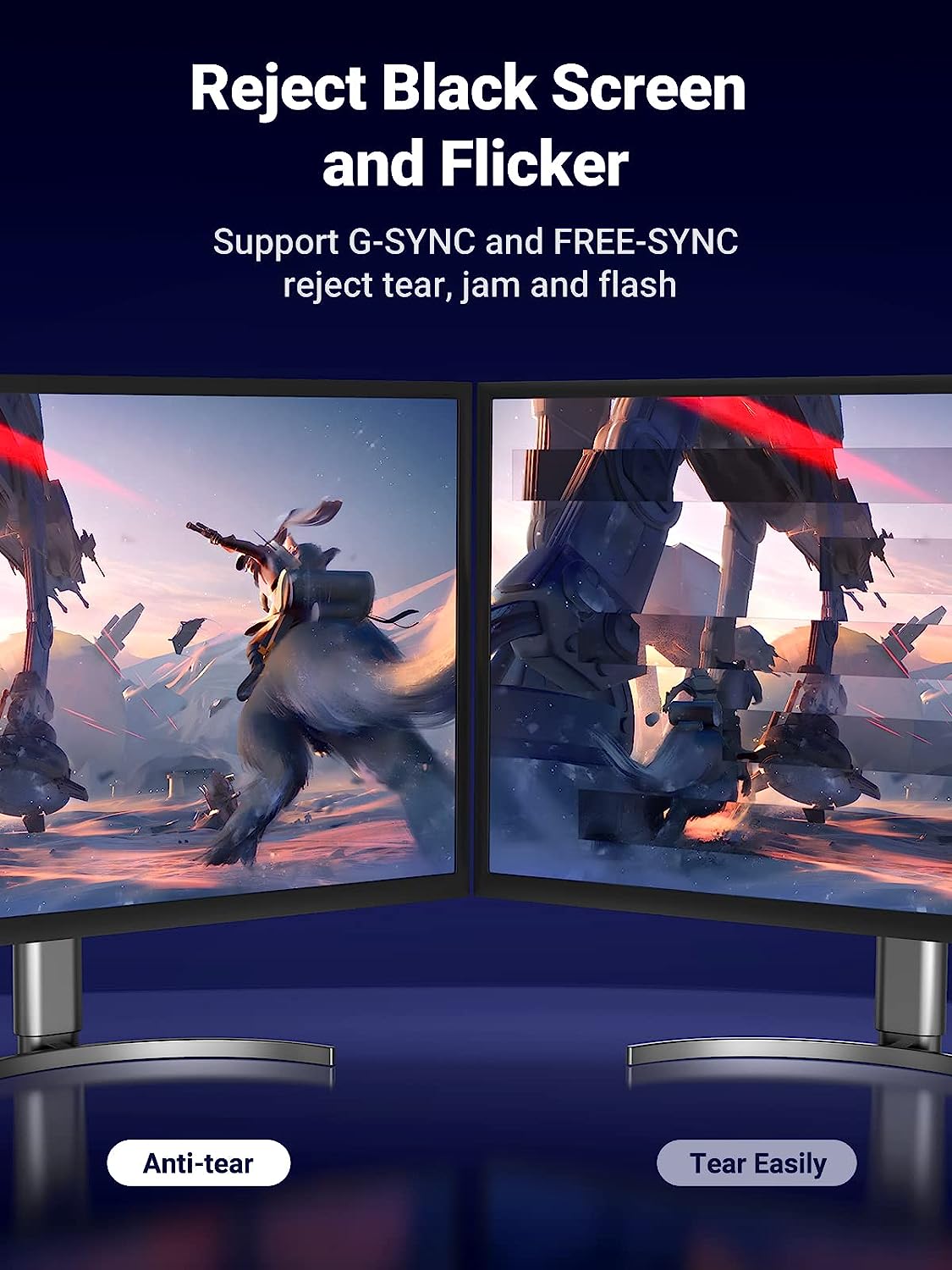 UGREEN DisplayPort Male to Male DP1.4 8K Round Cable ABS Shell 1.5 meter braided cable