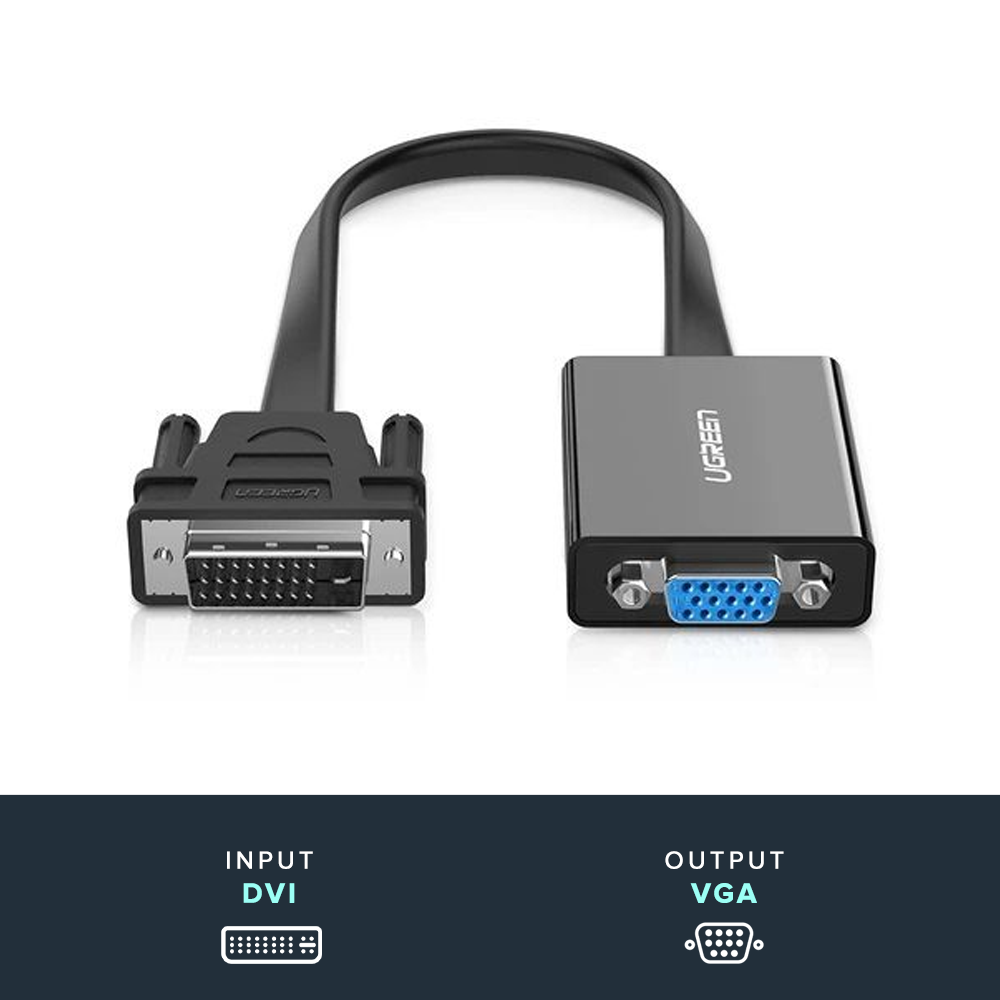 UGREEN DVI-D to VGA Active Converter for Laptop Desktop PC