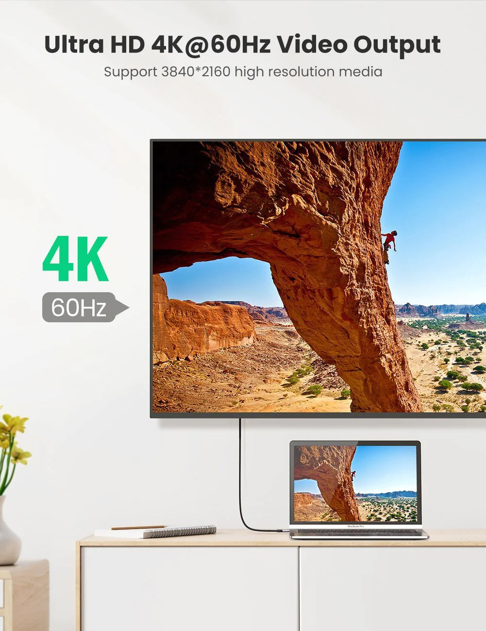 UGREEN USB-C to USB-C Cable, 240W Power Delivery USB C 3.1 Gen 2 10Gbps 4K Video Compatible