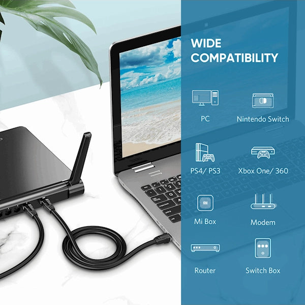 UGREEN Pure Copper Patch Cord  CAT8 RJ45 Ethernet Cable