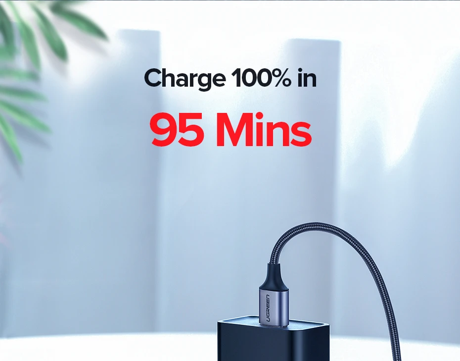 UGREEN USB to USB-C 3A Fast Charging Data Cable - PH
