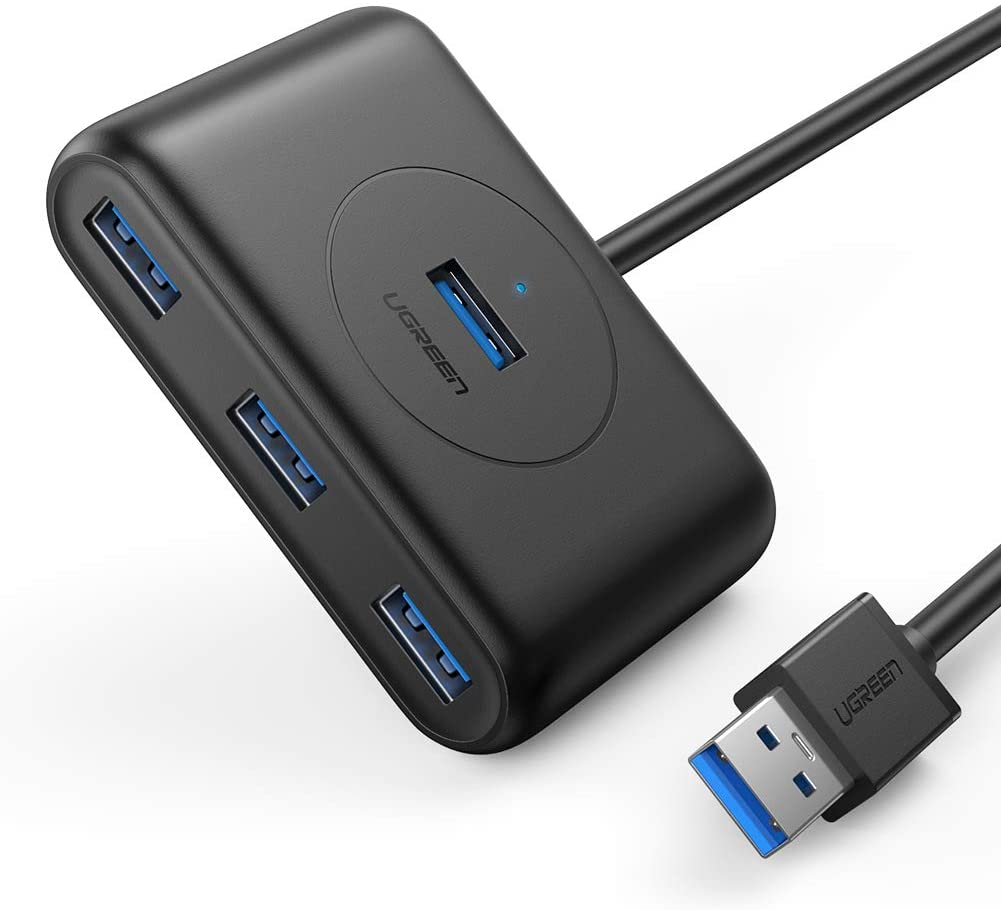 UGREEN USB 3.0 4 Port Hub Splitter with USB Type-C Power Port
