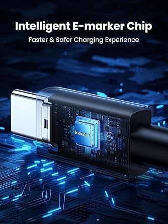 UGREEN USB-C to USB-C PD Fast Charging Cable Space Gray 1M-PH