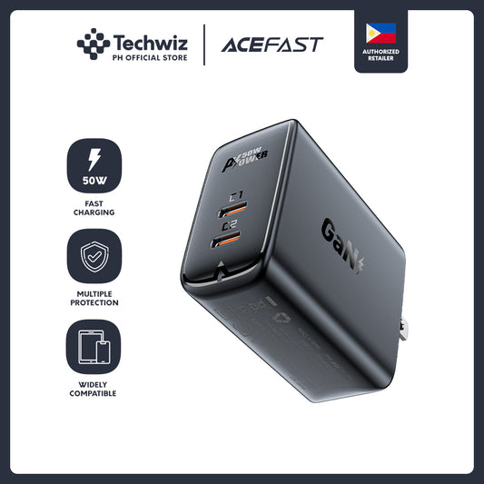 ACEFAST Fast Charge Wall Charger A31 GaN PD50W (2xUSB-C) US