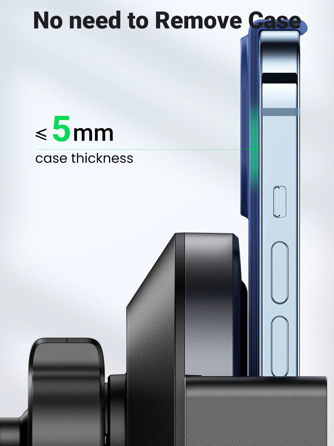 UGREEN 15W Automatic Induction Wireless Charging Phone Mount Holder