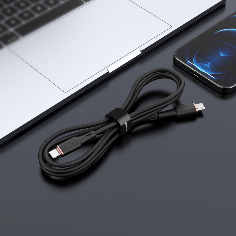 ACEFAST C2-01 USB-C to Lightning Zinc Alloy Silicone Charging Data Cable