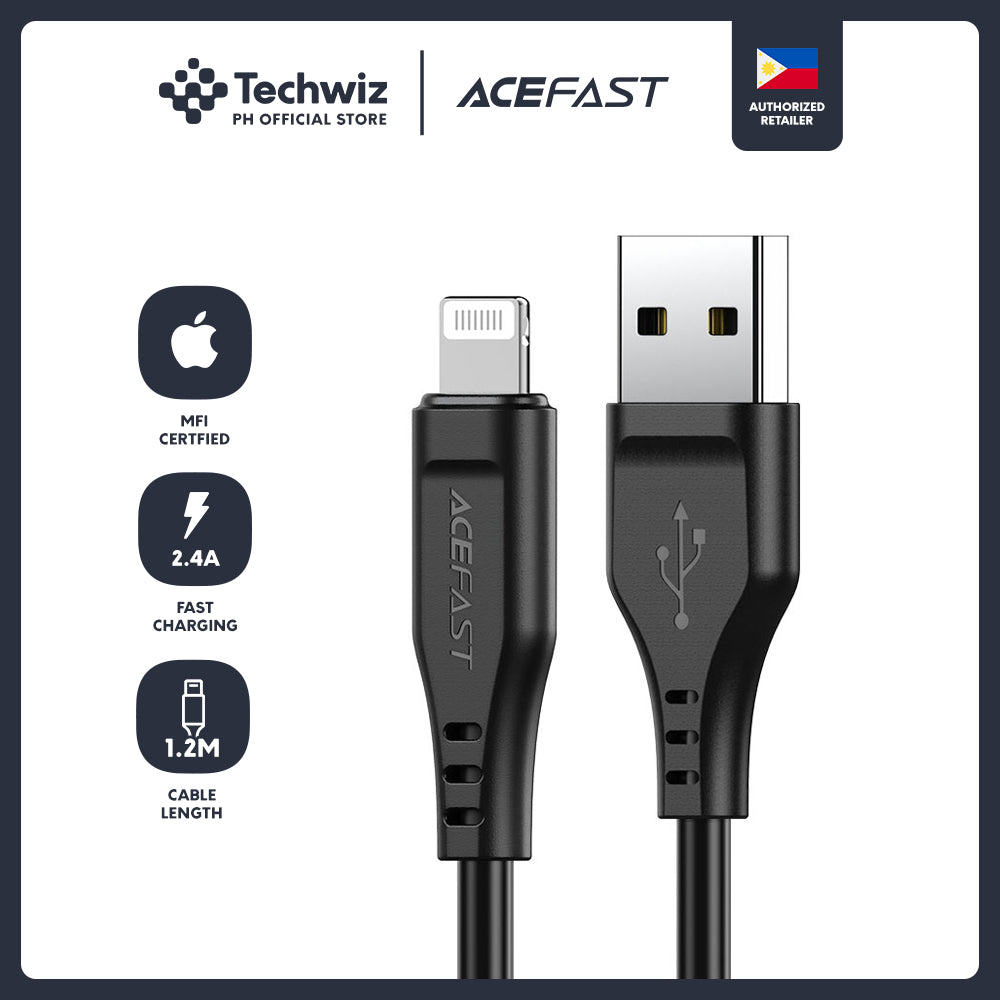 ACEFAST C3-02 USB-A to Lightning TPE Charging Data Cable
