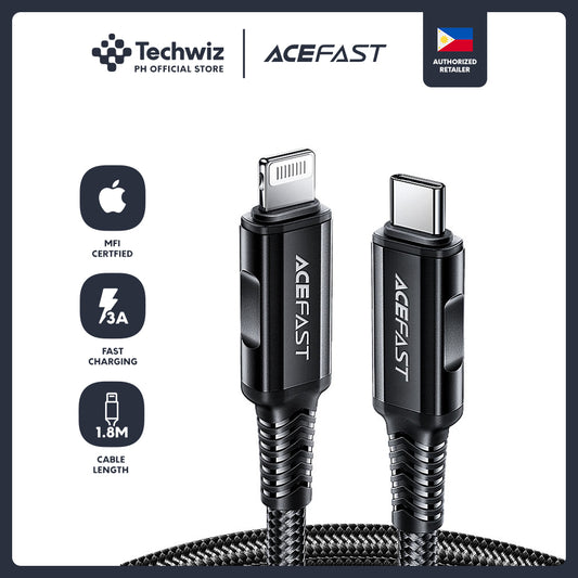 ACEFAST C4-01 USB-C to Lightning Aluminum Alloy Charging Data Cable