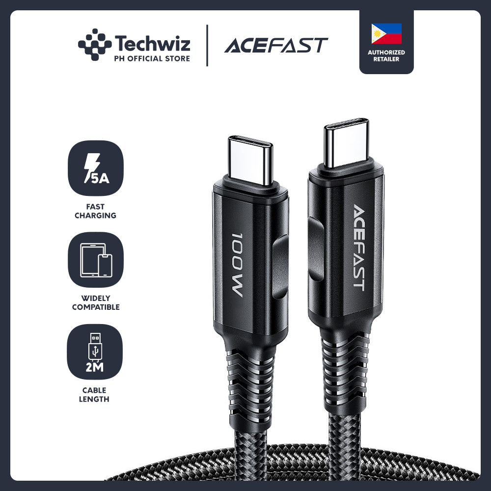ACEFAST C4-03 USB-C to USB-C 100W aluminum alloy charging data cable