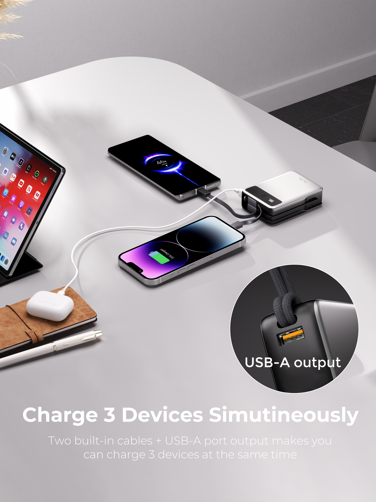 ZLOS MB20 20000mAh 65W Fast Charging Power Bank - PH