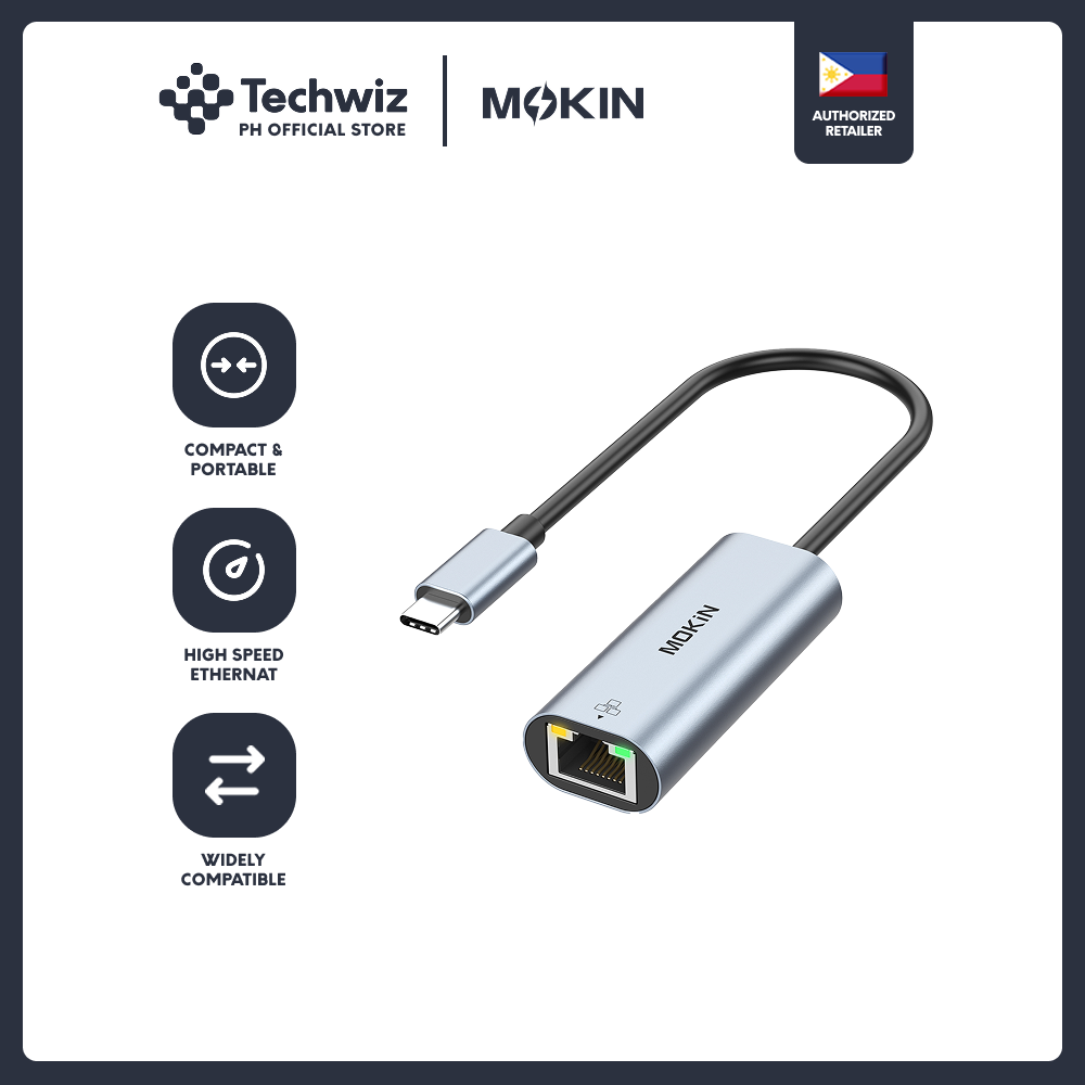MOKiN USB C 3.0 to Gigabit Ethernet - PH