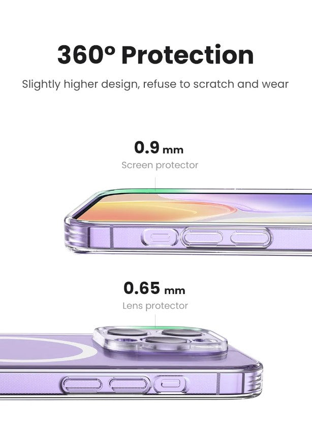 UGREEN Classy Clear Magnetic Protective Case for iPhone 14/ 14 Plus/ 14 Pro/ 14 Pro Max - PH