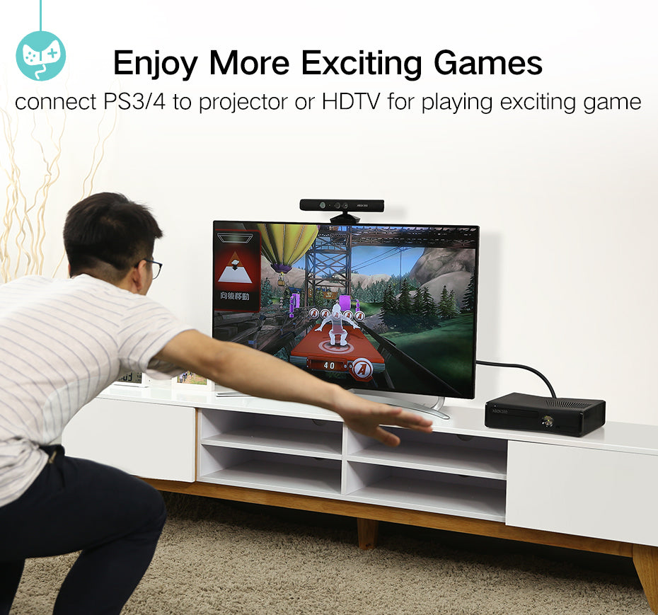 UGREEN 1080P HDMI Male to DVI (24+1) Male Cable Bi-directional for Xbox PS4 HDTV LCD - PH