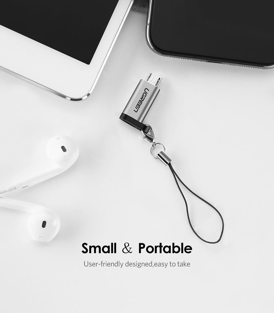 UGREEN Micro USB Male to USB-C Female OTG Adapter