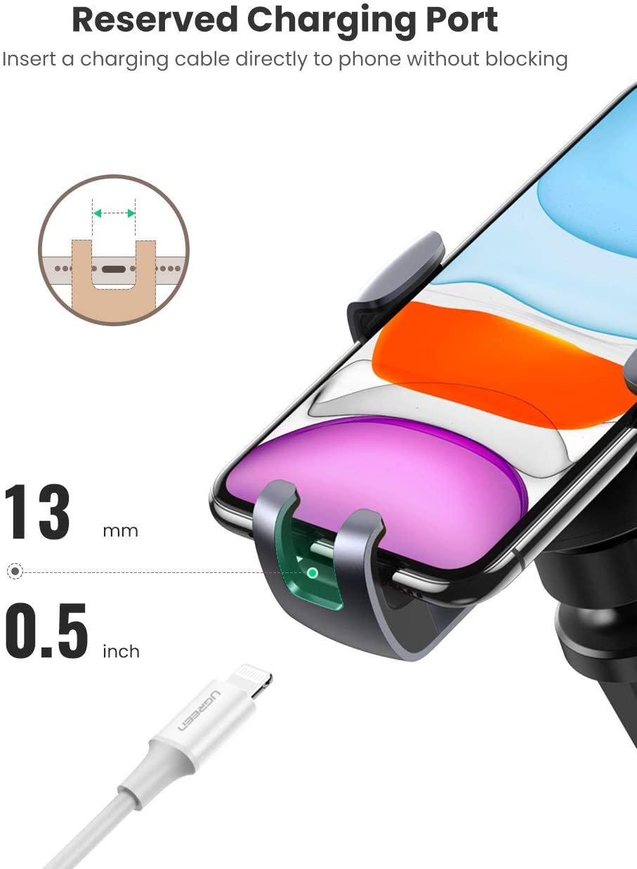 UGREEN Gravity Drive Air Vent Mount Phone Holder