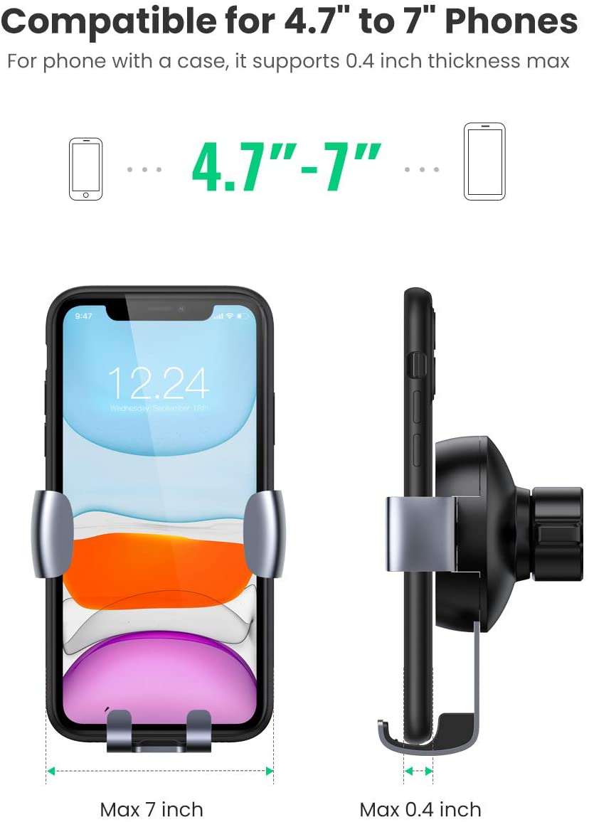 UGREEN Gravity Drive Air Vent Mount Phone Holder