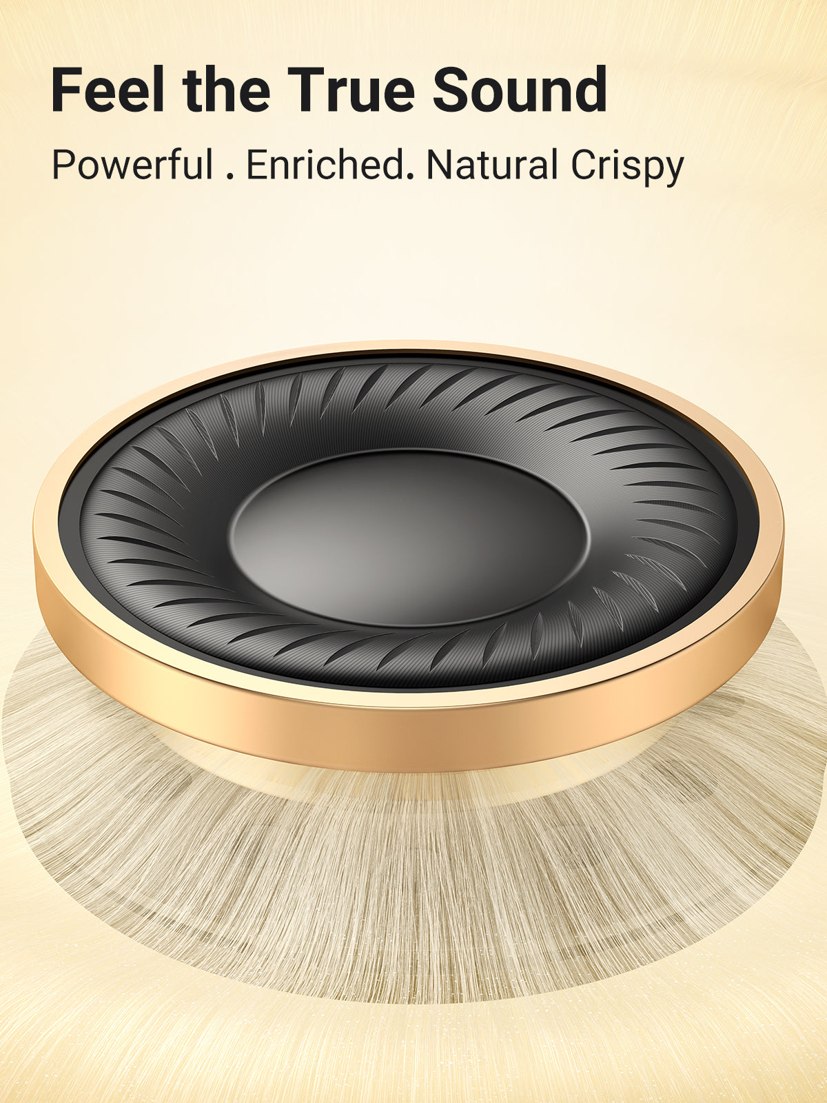 UGREEN HiTune Max3 Hybrid Active Noise-Cancelling Headphones (Black) - PH