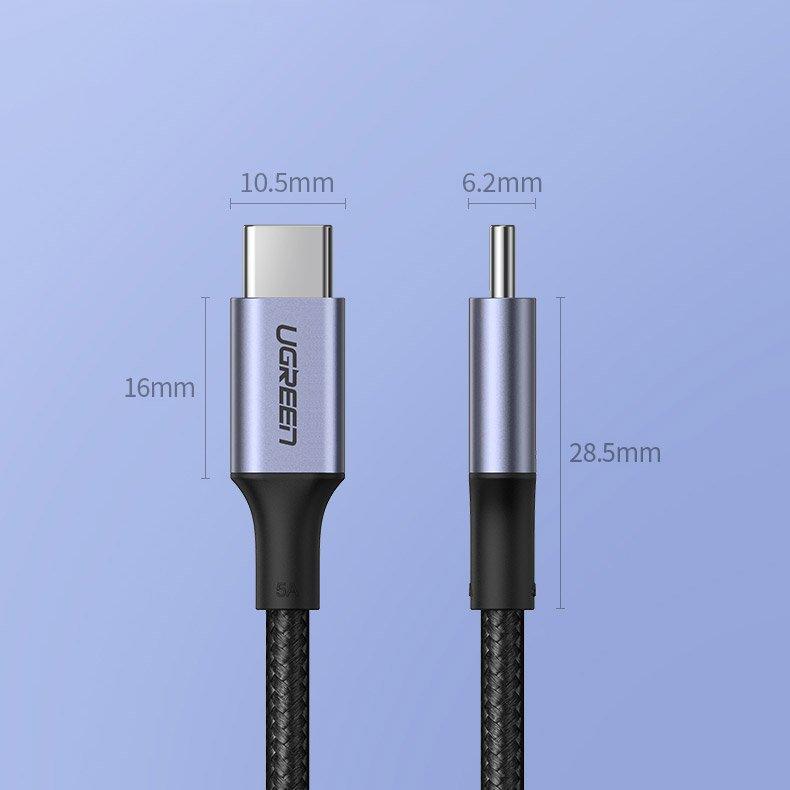 UGREEN USB Type C to USB C Cable for Samsung Galaxy S9 PD 100W Fast Charger Cable for Macbook