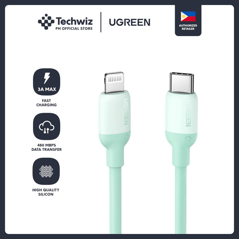 UGREEN USB-C to Lightning Silicone Cable