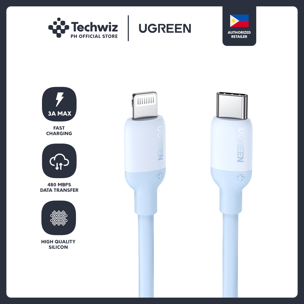 UGREEN USB-C to Lightning Silicone Cable