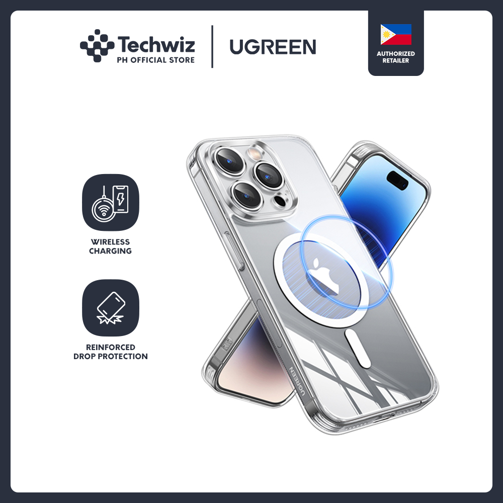 UGREEN Classy Clear Magnetic Protective Case for iPhone 15/ 15 Plus /5 Pro/ Pro Max - PH