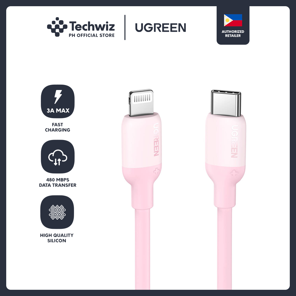 UGREEN USB-C to Lightning Silicone Cable
