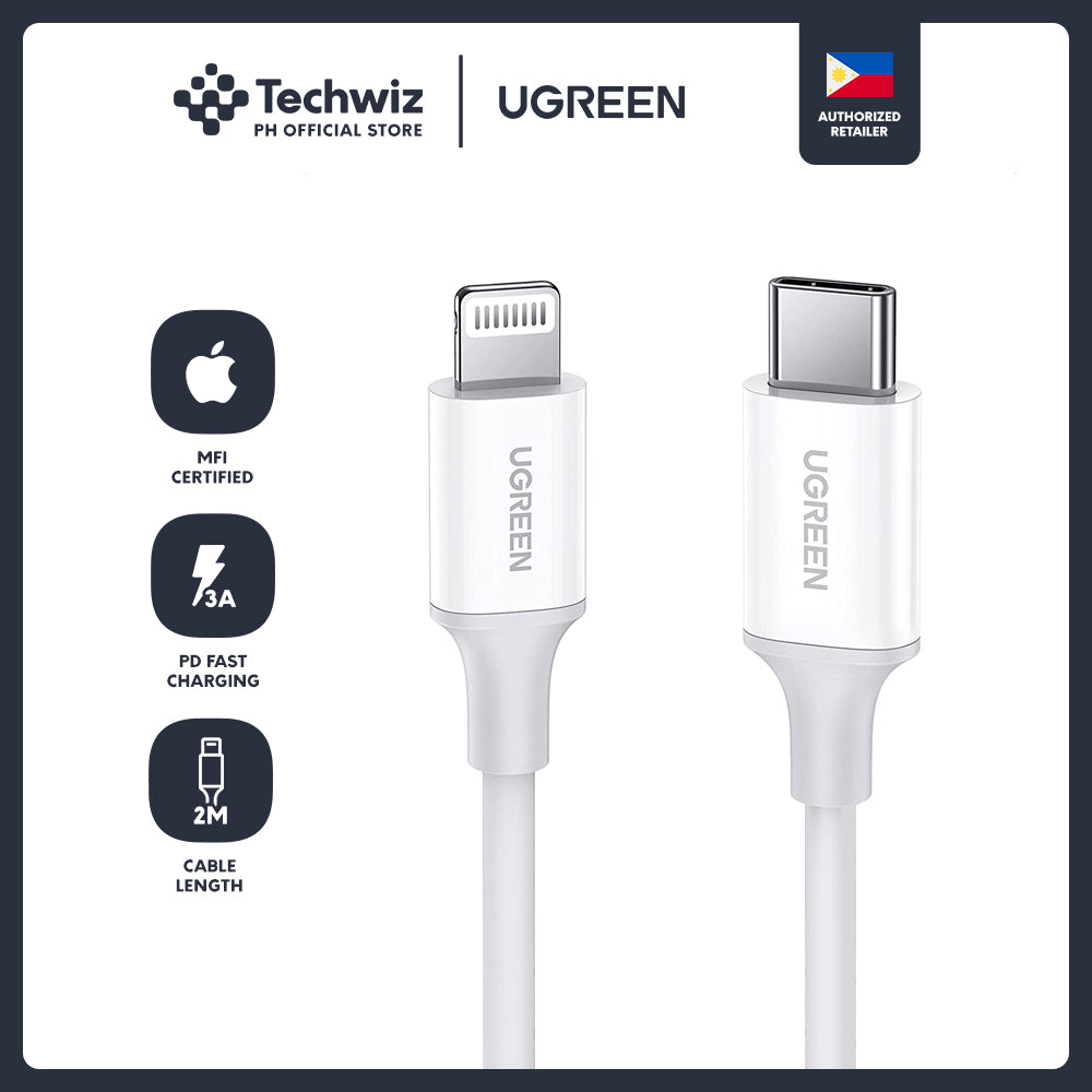 UGREEN MFi USB C to Lightning Cable 1M for Apple Macbook PD Fast Charging - PH