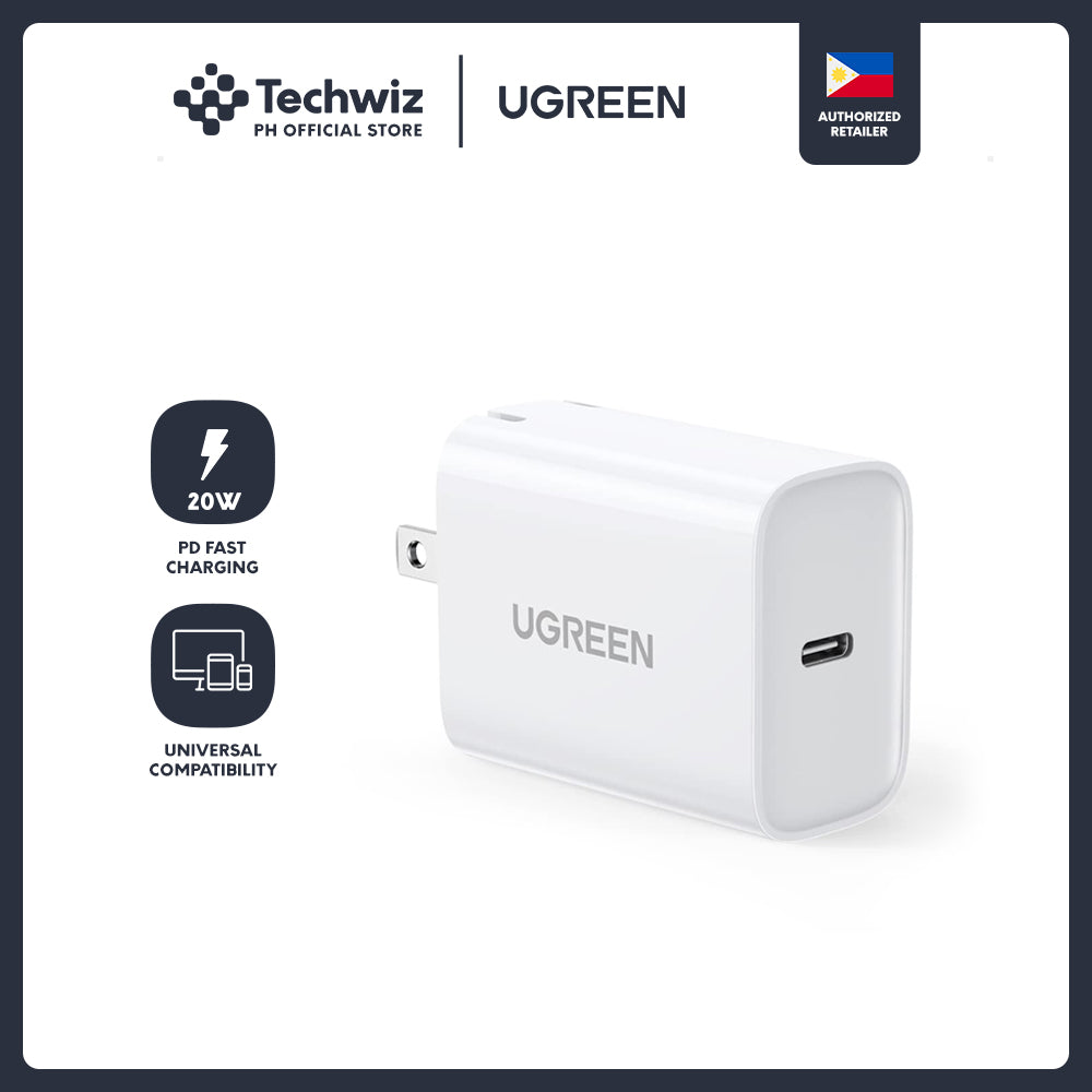 UGREEN Quick Charge USB-C 20W QC PD Fast Charging Charger for Apple Huawei Mate Xiaomi iPhone supports Qualcomm Quick Charge