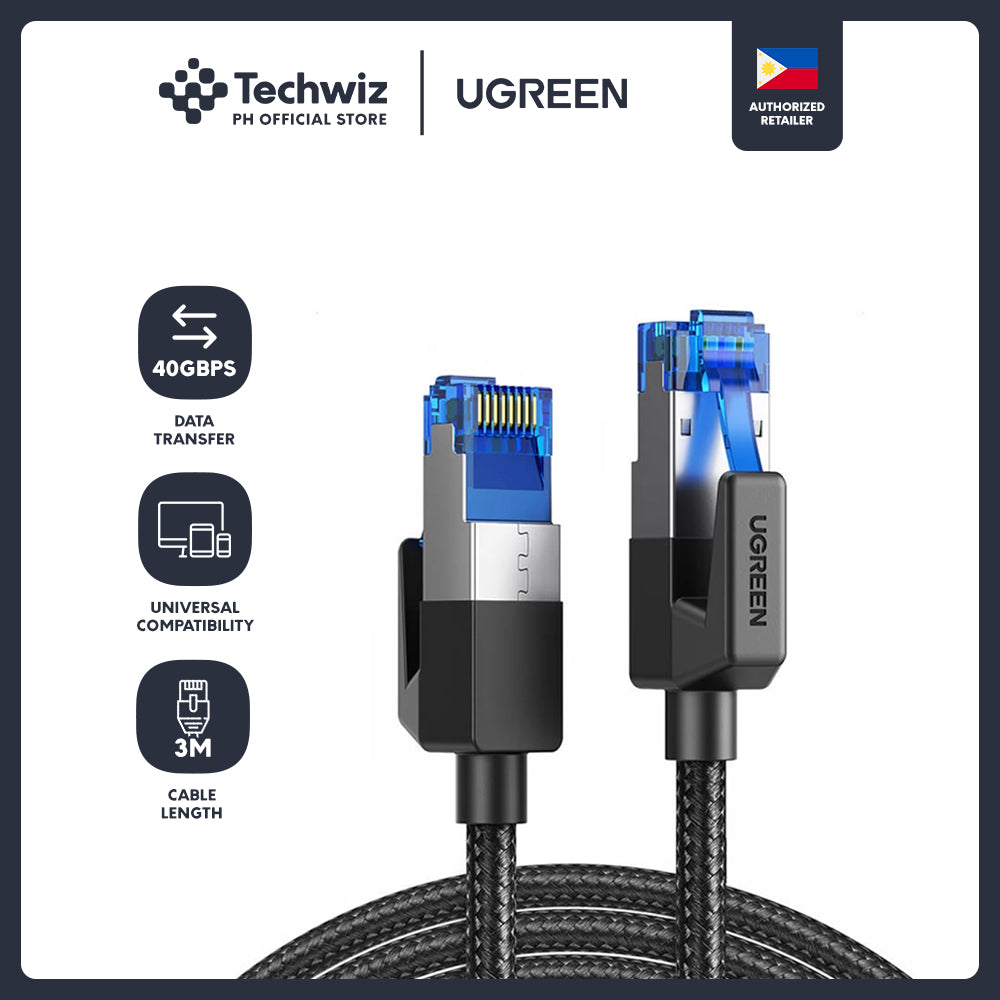 UGREEN CAT8 Shielded Round Braided Ethernet Cable