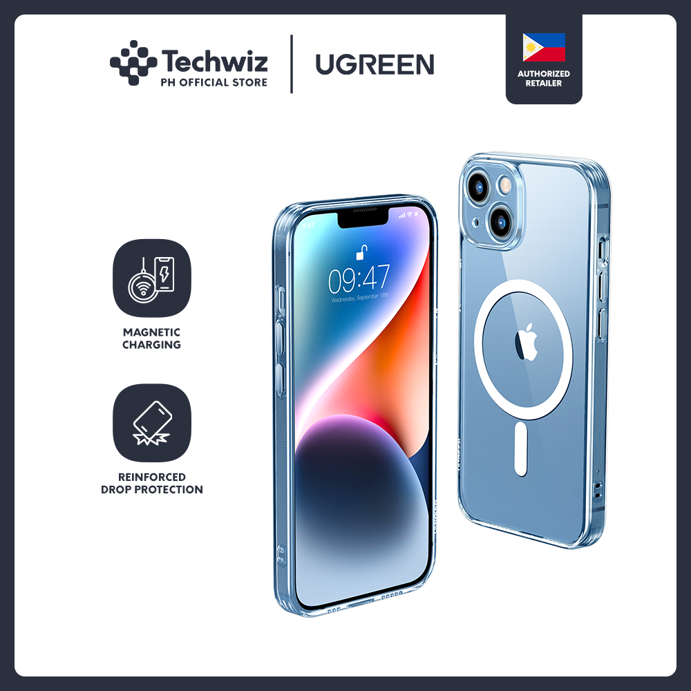 UGREEN Classy Clear Magnetic Protective Case for iPhone 14/ 14 Plus/ 14 Pro/ 14 Pro Max - PH