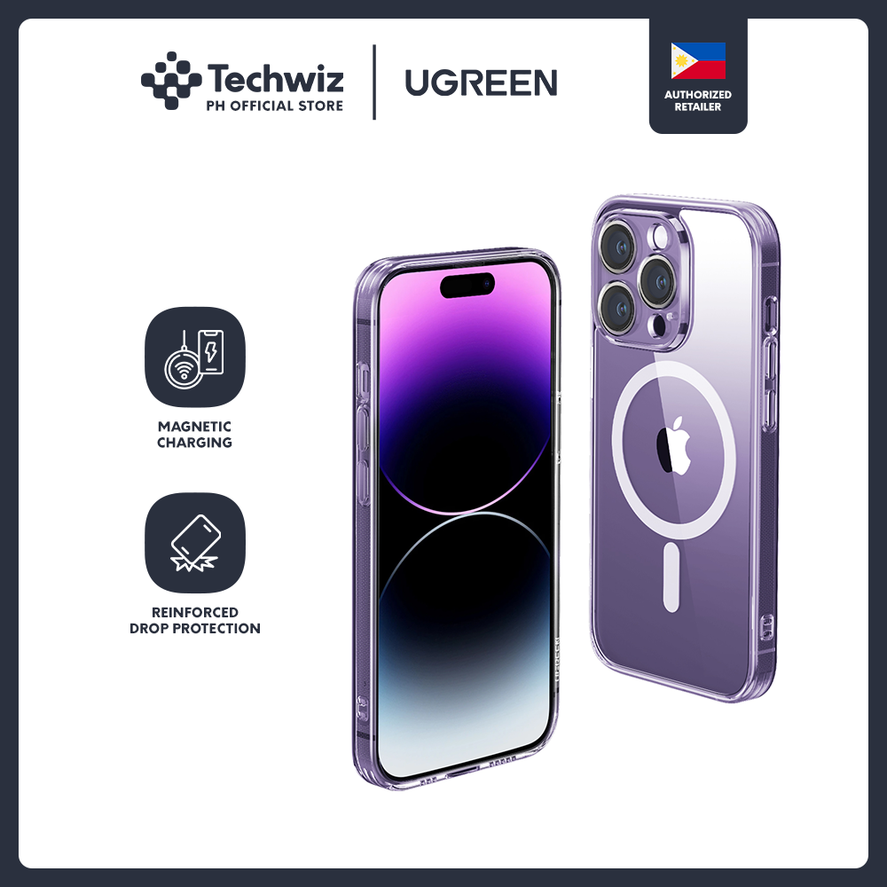 UGREEN Classy Clear Magnetic Protective Case for iPhone 14/ 14 Plus/ 14 Pro/ 14 Pro Max - PH