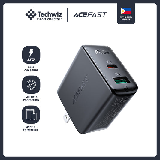 ACEFAST A7 PD32W(USB-C+USB-A) Dual Port Charger