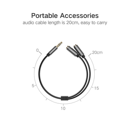UGREEN 3.5mm AUX Stereo Audio Splitter Cable for Headphones, Earphones or Speakers