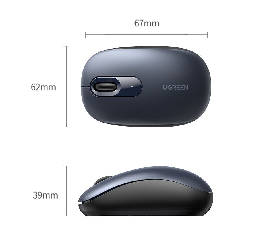 UGREEN 2.4G Wireless Mouse Midnight Blue